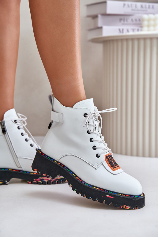 Leer Laarzen schoenen Dames Opar het kasteel Artiker 55C0515 Initte kleur