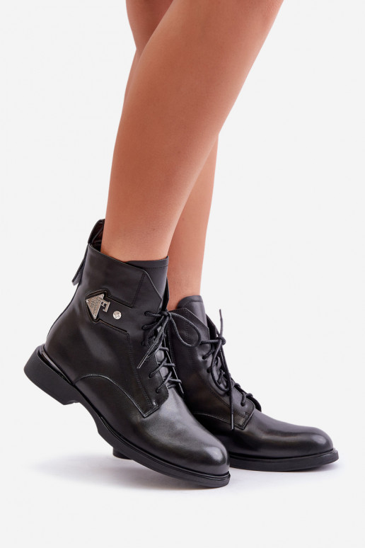 Haut Stiefel mit breiten Absätzen mit Ornamenten sich Zuarm laufen Es mussciejka N3115-01 schZuarze Farbe Haut Stiefel mit breiten Absätzen mit Ornamenten sich Zuarm laufen Es mussciejka N3115-01 schZuarze Farbe