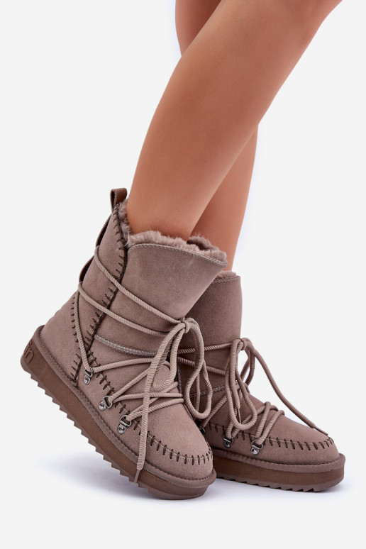 SneeuIn laarzen DamesOpturalnego van suèdeu D.Franklin DFSH375004 klei kleuren SneeuIn laarzen DamesOpturalnego van suèdeu D.Franklin DFSH375004 klei kleuren