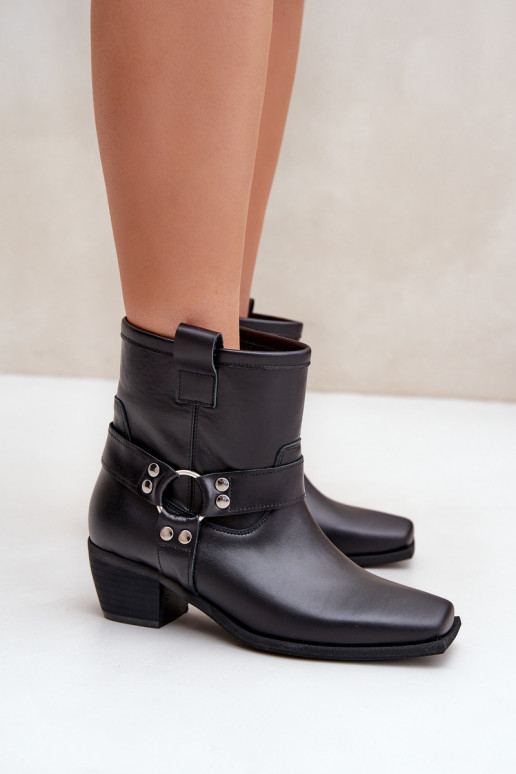 LaarzenOpturalnej Skóry met hakken Zazoo 3444/2 zInart LaarzenOpturalnej Skóry met hakken Zazoo 3444/2 zInart