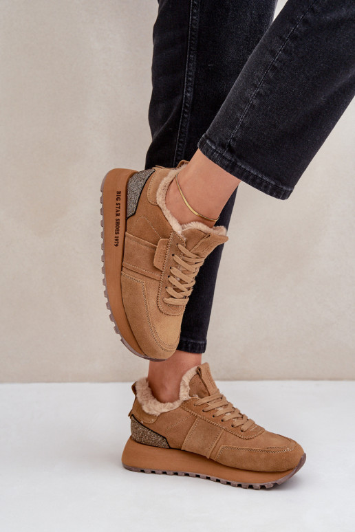 en daim Chaussures modèle baskets Féminin avec un manteau de fourrure I Błyszczącym Élément Big Star OO274578 Hi-Poly System mar en daim Chaussures modèle baskets Féminin avec un manteau de fourrure I Błyszczącym Élément Big Star OO274578 Hi-Poly System mar