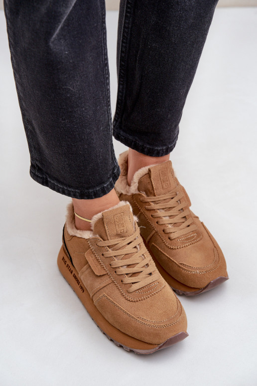 en daim Chaussures modèle baskets Féminin avec un manteau de fourrure I Błyszczącym Élément Big Star OO274578 Hi-Poly System mar en daim Chaussures modèle baskets Féminin avec un manteau de fourrure I Błyszczącym Élément Big Star OO274578 Hi-Poly System mar