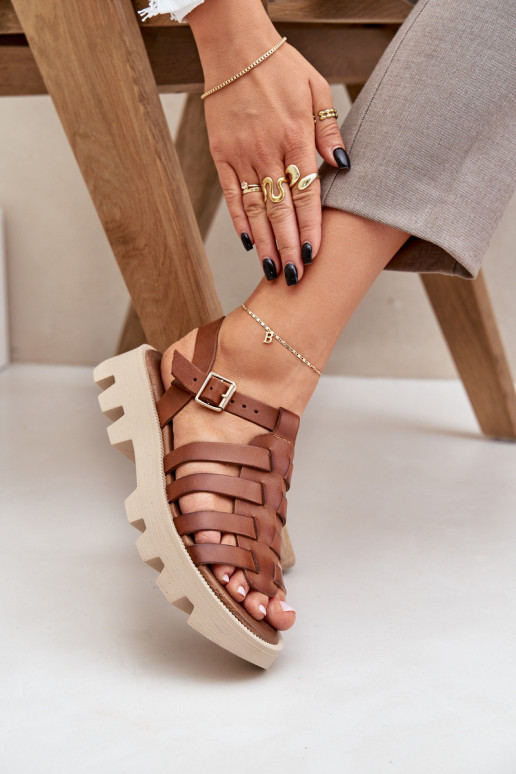 Sandales pour femmes Féminin Zazoo 3695 marron Sandales pour femmes Féminin Zazoo 3695 marron