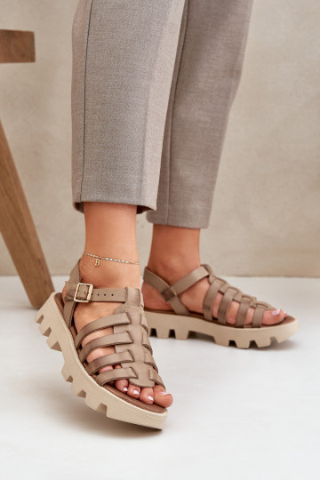 Sandales pour femmes Féminin Zazoo 3695 beige