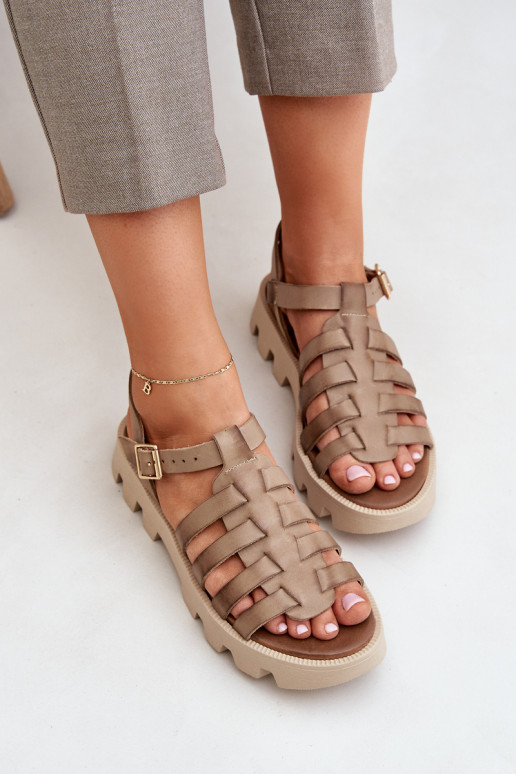 Sandales pour femmes Féminin Zazoo 3695 beige Sandales pour femmes Féminin Zazoo 3695 beige