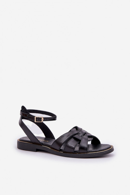 Damensandalen Feminin mit breiten Absätzen Zazoo 3688 schZuarze Farbe Damensandalen Feminin mit breiten Absätzen Zazoo 3688 schZuarze Farbe