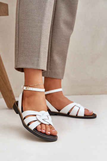 Dames sandalen Dames met brede hakken Zazoo 3688 Initte kleur 2