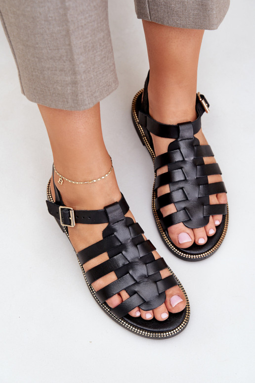 Damensandalen mit breiten Absätzen Zazoo 3686 schZuarze Farbe Damensandalen mit breiten Absätzen Zazoo 3686 schZuarze Farbe