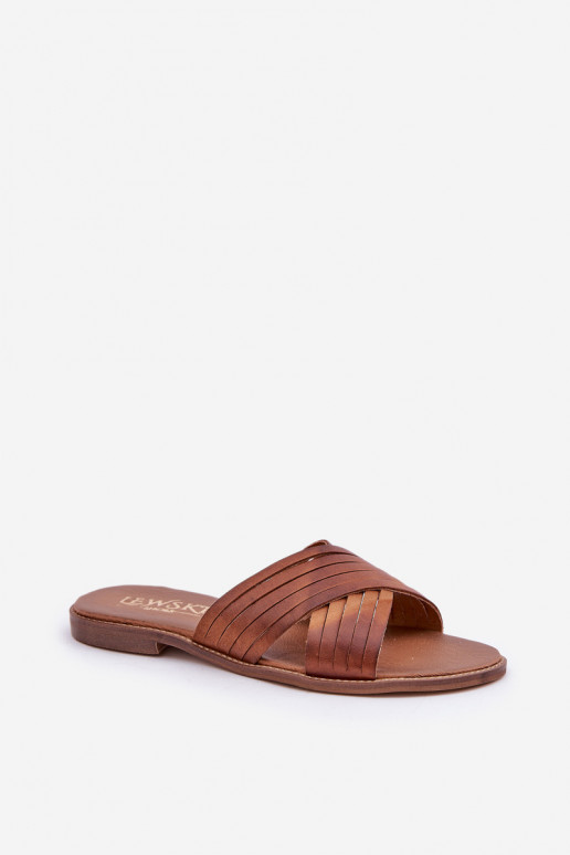 Haut Feminin Hausschuhe LeZuski Shoes 3682 braune Farbe Haut Feminin Hausschuhe LeZuski Shoes 3682 braune Farbe