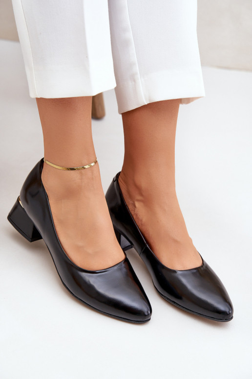 Haut Schuhe LeZuski 3118 schZuarze Farbe Haut Schuhe LeZuski 3118 schZuarze Farbe