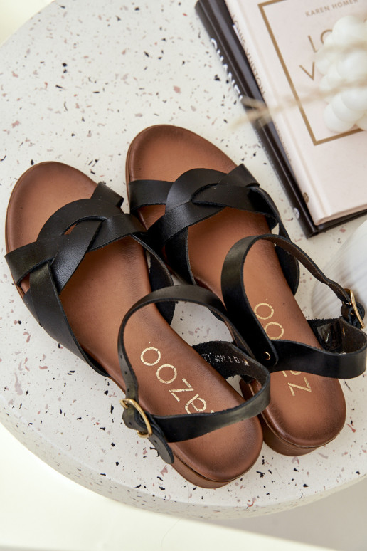 Damensandalen Ermöglicht Subtilm Obcasie Zazoo 40372 schZuarze Farbe Damensandalen Ermöglicht Subtilm Obcasie Zazoo 40372 schZuarze Farbe