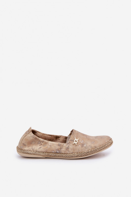 Style élégant Espadrilles en daim avec des fleurs Féminin Zazoo 10177 beige Style élégant Espadrilles en daim avec des fleurs Féminin Zazoo 10177 beige