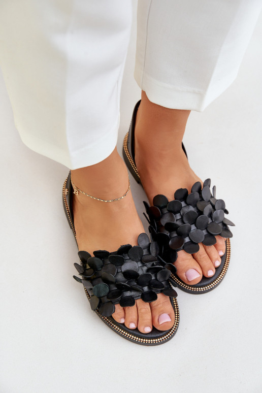 Damensandalen mit breiten Absätzen Zazoo 40425 schZuarze Farbe Damensandalen mit breiten Absätzen Zazoo 40425 schZuarze Farbe