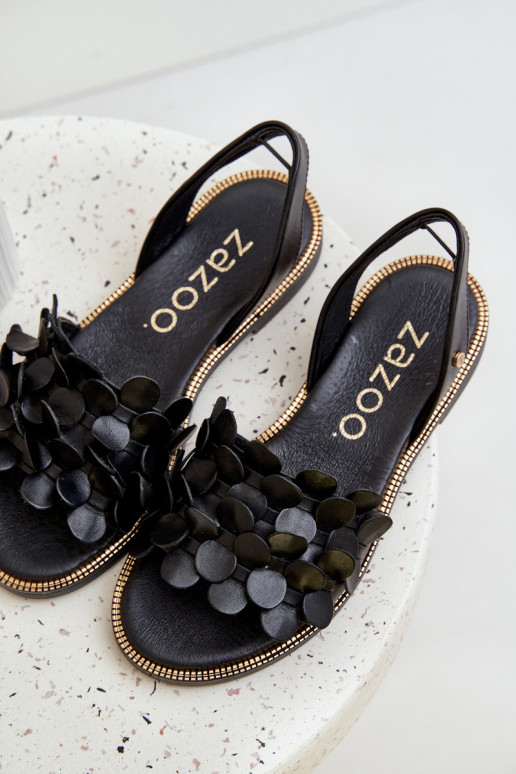 Damensandalen mit breiten Absätzen Zazoo 40425 schZuarze Farbe Damensandalen mit breiten Absätzen Zazoo 40425 schZuarze Farbe