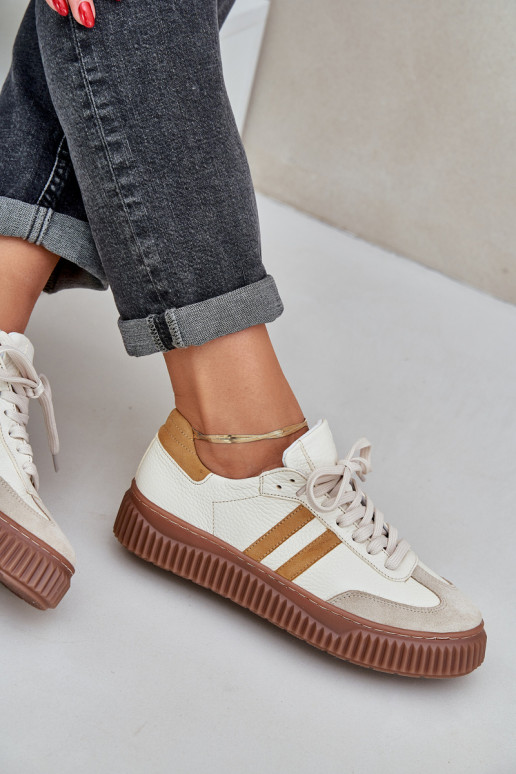 Zazoo N1068S6 Haut Niedrig Sneakers Stilvollllschuhe Feminin mit einer Plattform Beige Zazoo N1068S6 Haut Niedrig Sneakers Stilvollllschuhe Feminin mit einer Plattform Beige