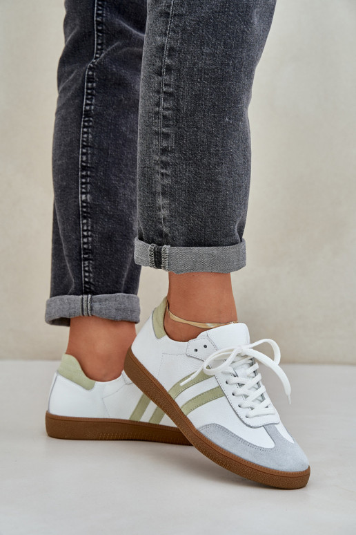 Zazoo N1068 Peau Faible Chaussures modèle baskets Féminin couleur blanche Zazoo N1068 Peau Faible Chaussures modèle baskets Féminin couleur blanche