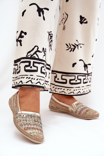 Style élégant Espadrilles en cuir Avec tresse Zazoo 10178 Couleurs différentes 2