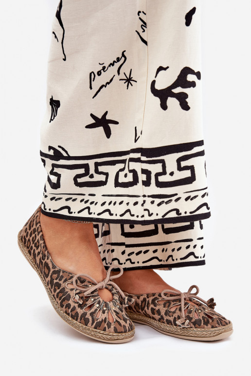 isocèle BallerinesActivéturalnej Skóry avec des motifs en fourrure de léopard Zazoo 10179 marron isocèle BallerinesActivéturalnej Skóry avec des motifs en fourrure de léopard Zazoo 10179 marron