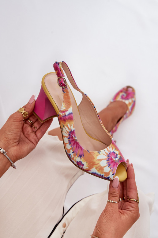 Peau À motifs Sandales à talons hauts pour femme D&A CR51-006 Couleurs différentes Peau À motifs Sandales à talons hauts pour femme D&A CR51-006 Couleurs différentes