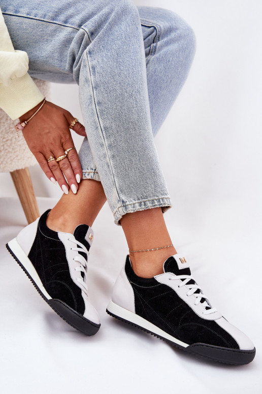 Leer sportschoenen Dames Laura Messi 2935 zInart Leer sportschoenen Dames Laura Messi 2935 zInart