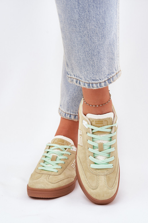 van suède sportschoenen Sneakers model schoenen Dames D.Franklin DFSH387005 Limoen van suède sportschoenen Sneakers model schoenen Dames D.Franklin DFSH387005 Limoen