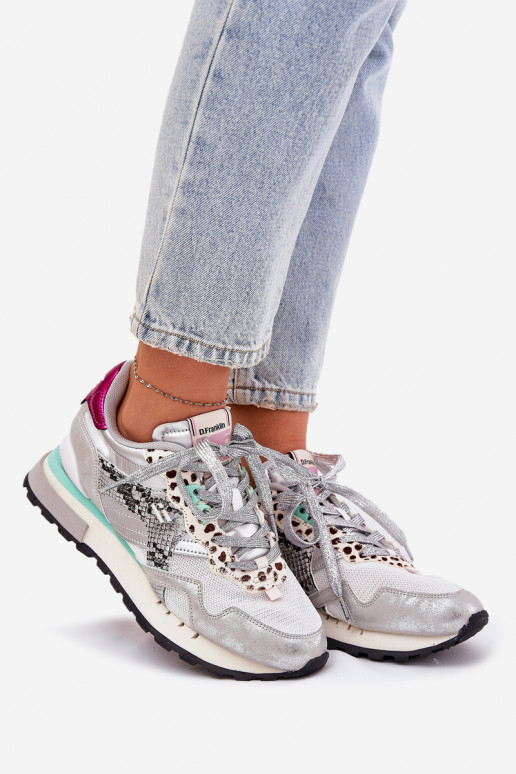 Chaussures modèle baskets baskets Féminin D.Franklin DFSH378006 couleur argent Chaussures modèle baskets baskets Féminin D.Franklin DFSH378006 couleur argent