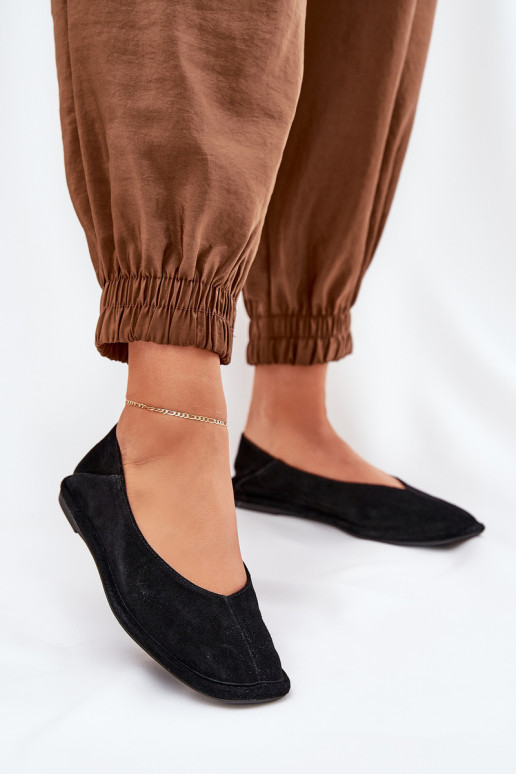 Ballerines en daim Féminin Big Star RR274080 couleur noire Ballerines en daim Féminin Big Star RR274080 couleur noire