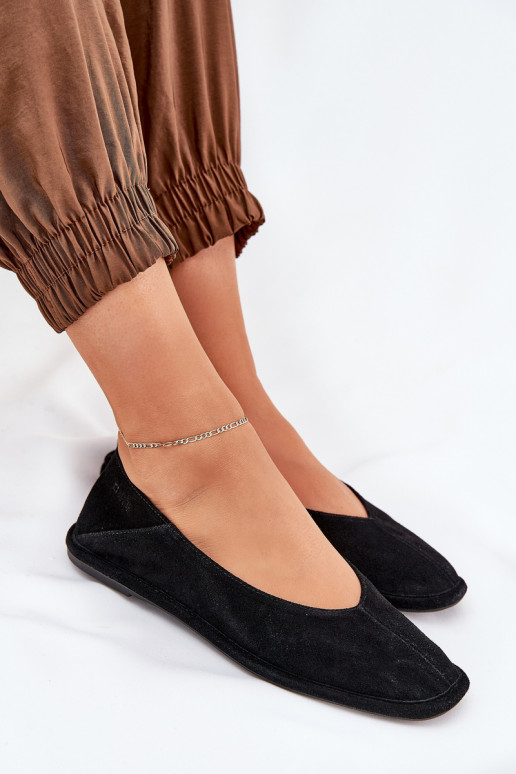 Ballerines en daim Féminin Big Star RR274080 couleur noire Ballerines en daim Féminin Big Star RR274080 couleur noire