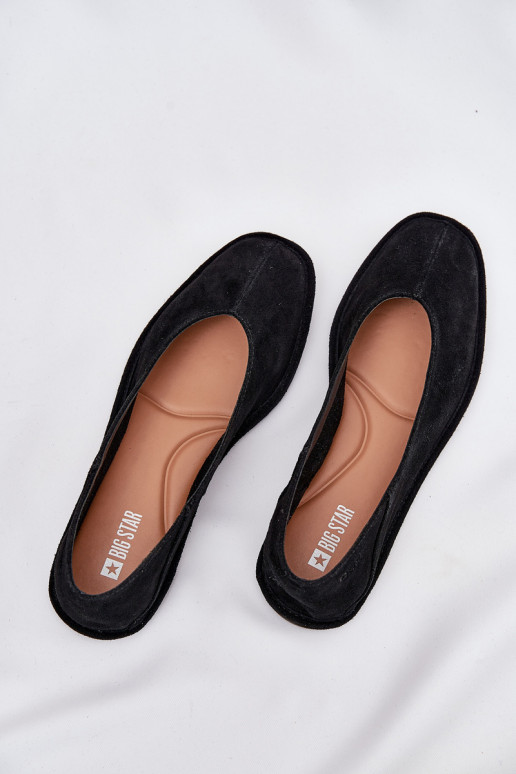 Ballerines en daim Féminin Big Star RR274080 couleur noire Ballerines en daim Féminin Big Star RR274080 couleur noire