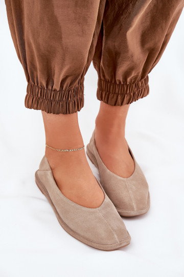 Ballerines en daim Féminin Big Star RR274082 beige