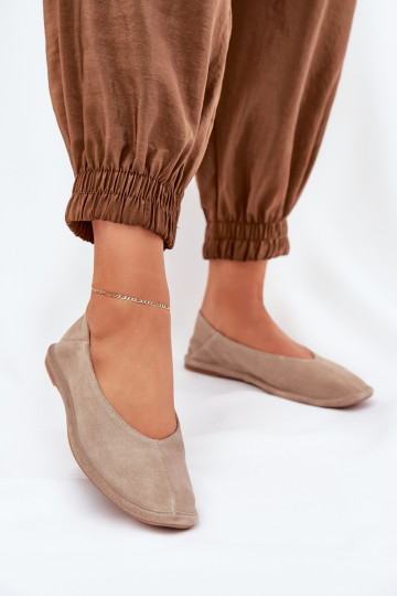 Ballerines en daim Féminin Big Star RR274082 beige 2