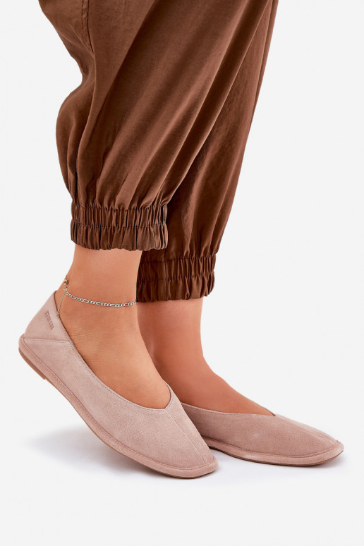 Ballerinas aus INildleder Feminin Big Star RR274081 pinke Farbe