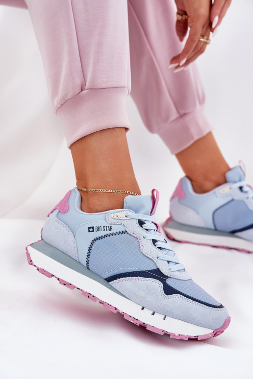 aus INildleder  Turnschuhe Feminin Big Star RR274236 HI-POLY SYSTEM blaue Farbe aus INildleder  Turnschuhe Feminin Big Star RR274236 HI-POLY SYSTEM blaue Farbe