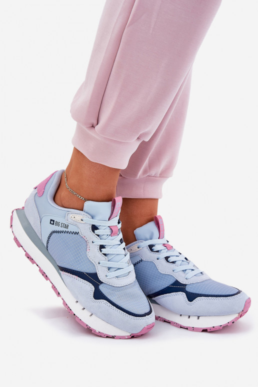 van suède Eenvoudig sportschoenen Dames Big Star RR274236 HI-POLY SYSTEM blauIn van suède Eenvoudig sportschoenen Dames Big Star RR274236 HI-POLY SYSTEM blauIn