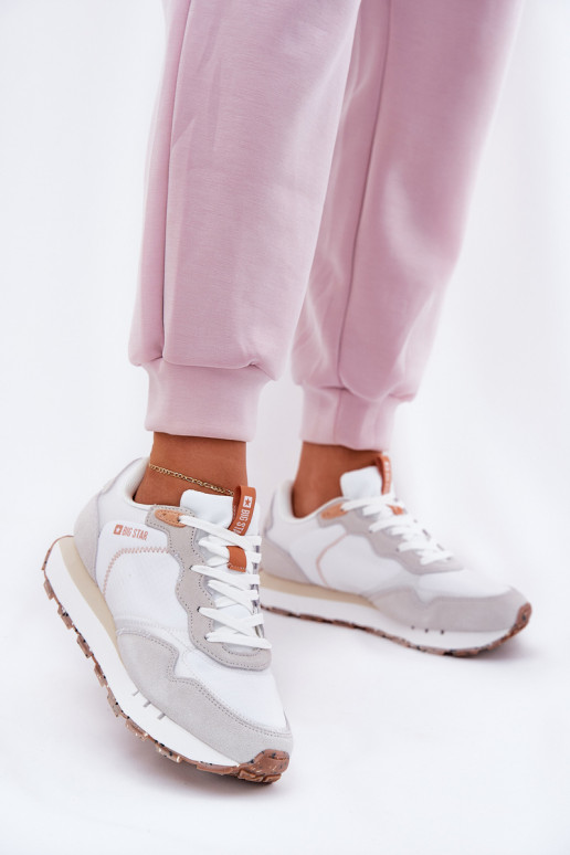 aus INildleder  Turnschuhe Feminin Big Star RR274235 HI-POLY SYSTEM Beige aus INildleder  Turnschuhe Feminin Big Star RR274235 HI-POLY SYSTEM Beige