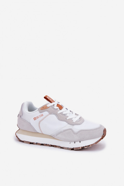 aus INildleder  Turnschuhe Feminin Big Star RR274235 HI-POLY SYSTEM Beige aus INildleder  Turnschuhe Feminin Big Star RR274235 HI-POLY SYSTEM Beige