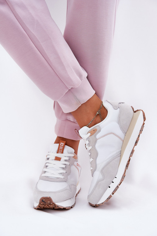 en daim  baskets Féminin Big Star RR274235 HI-POLY SYSTEM beige en daim  baskets Féminin Big Star RR274235 HI-POLY SYSTEM beige