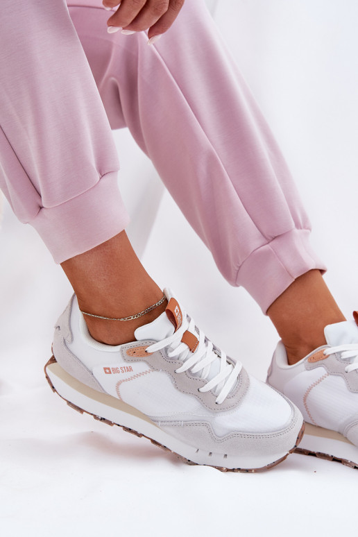 van suède Eenvoudig sportschoenen Dames Big Star RR274235 HI-POLY SYSTEM beige van suède Eenvoudig sportschoenen Dames Big Star RR274235 HI-POLY SYSTEM beige