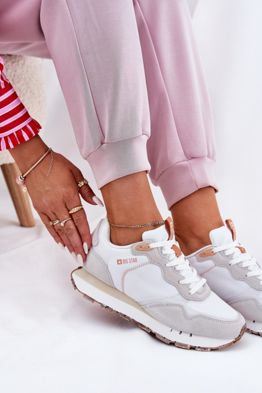 van suède Eenvoudig sportschoenen Dames Big Star RR274235 HI-POLY SYSTEM beige van suède Eenvoudig sportschoenen Dames Big Star RR274235 HI-POLY SYSTEM beige