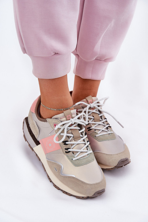 en daim Chaussures modèle baskets Féminin Big Star RR274243 HI-POLY SYSTEM gris-couleur rose en daim Chaussures modèle baskets Féminin Big Star RR274243 HI-POLY SYSTEM gris-couleur rose