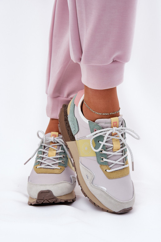 aus INildleder Sneakers Stilvollllschuhe Feminin Big Star RR274244 HI-POLY SYSTEM grau-gelbe Farbe aus INildleder Sneakers Stilvollllschuhe Feminin Big Star RR274244 HI-POLY SYSTEM grau-gelbe Farbe