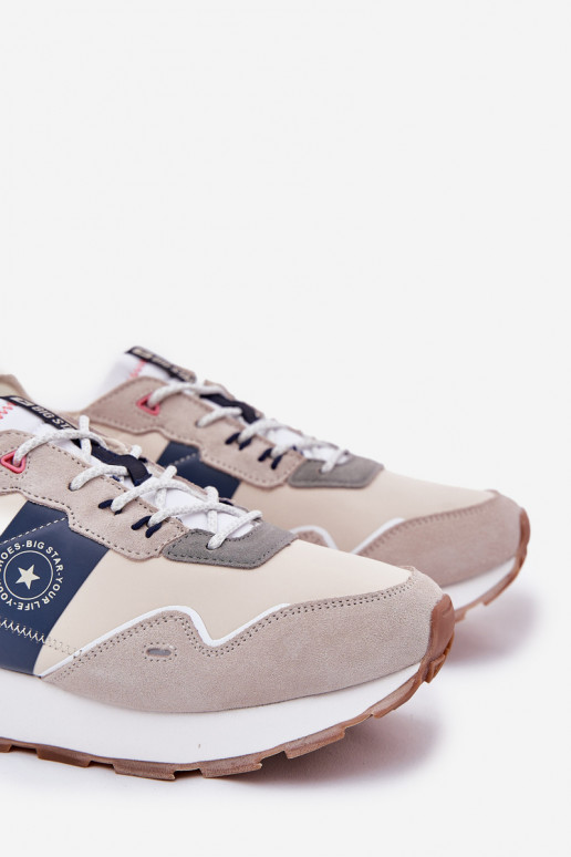 en daim Chaussures modèle baskets Mâle avec une plateforme Big Star RR174471 Hi-Poly System couleur grise en daim Chaussures modèle baskets Mâle avec une plateforme Big Star RR174471 Hi-Poly System couleur grise