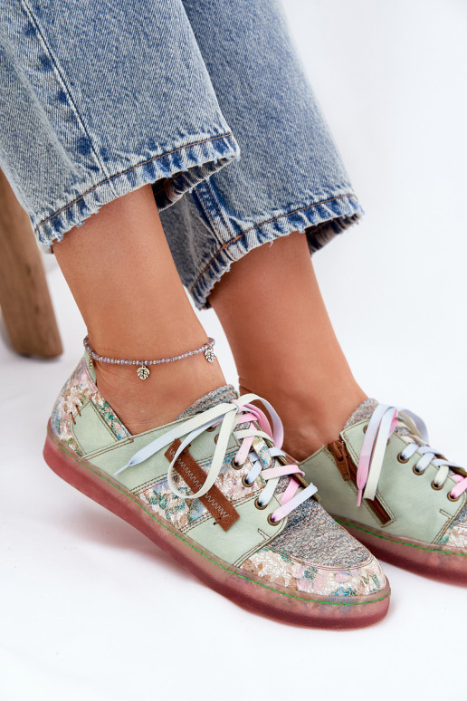 Leer schoenen Dames Het heeftciejka 06791-09 licht groen Leer schoenen Dames Het heeftciejka 06791-09 licht groen