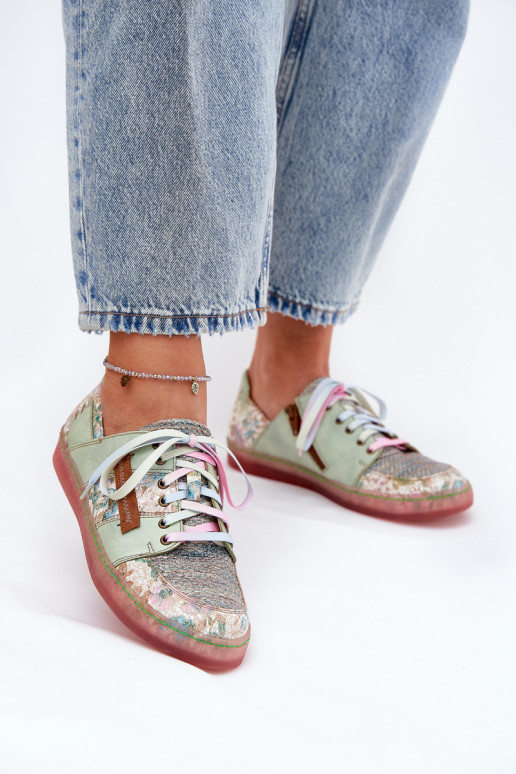 Haut Schuhe Feminin Es mussciejka 06791-09 hellgrün Haut Schuhe Feminin Es mussciejka 06791-09 hellgrün