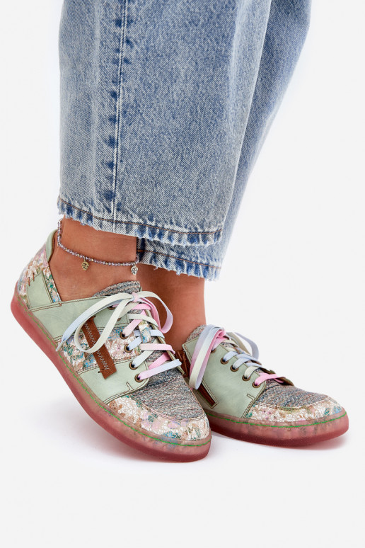 Peau chaussures Féminin Il fautciejka 06791-09 vert clair Peau chaussures Féminin Il fautciejka 06791-09 vert clair