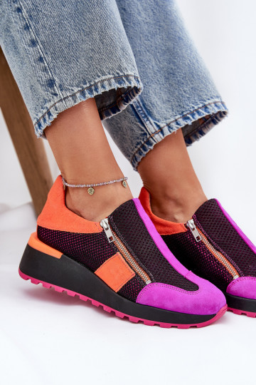 Leren sneakers model schoenen Het heeftciejka 06853-15 zInart 2