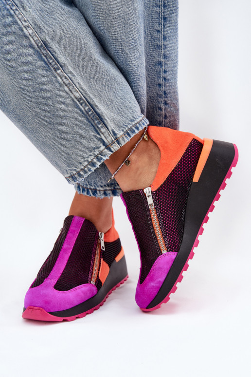 Leren sneakers model schoenen Het heeftciejka 06853-15 zInart Leren sneakers model schoenen Het heeftciejka 06853-15 zInart