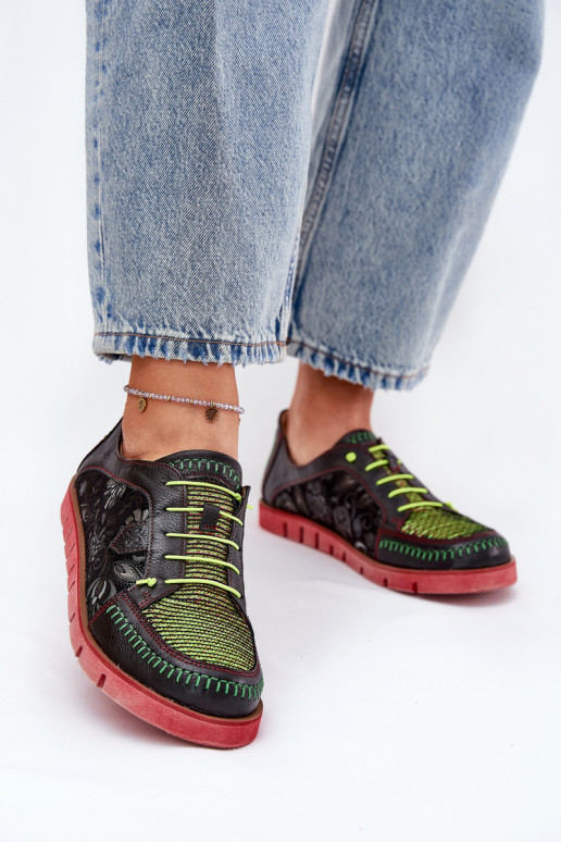 Leer schoenen Dames Met patroon Het heeftciejka 06784-20 zInart Leer schoenen Dames Met patroon Het heeftciejka 06784-20 zInart