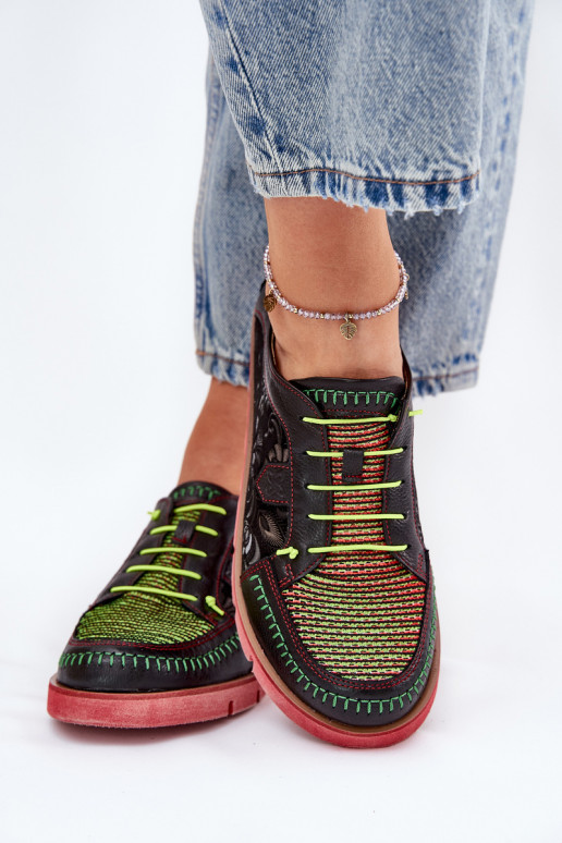 Leer schoenen Dames Met patroon Het heeftciejka 06784-20 zInart Leer schoenen Dames Met patroon Het heeftciejka 06784-20 zInart