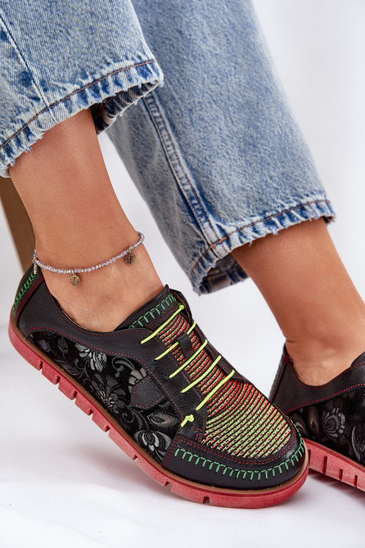 Leer schoenen Dames Met patroon Het heeftciejka 06784-20 zInart Leer schoenen Dames Met patroon Het heeftciejka 06784-20 zInart